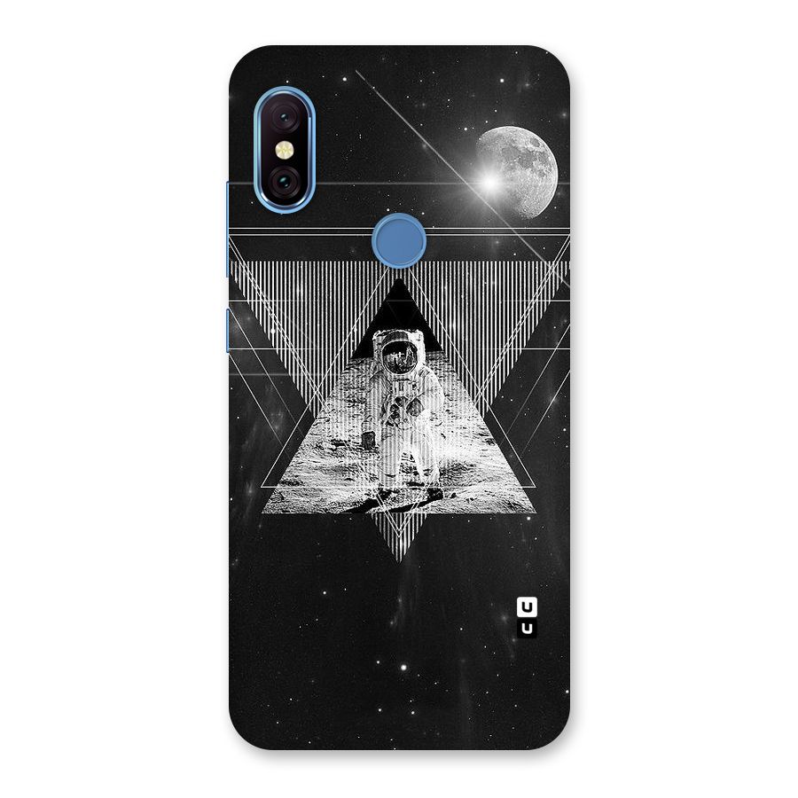 Space Triangle Abstract Back Case for Redmi Note 6 Pro