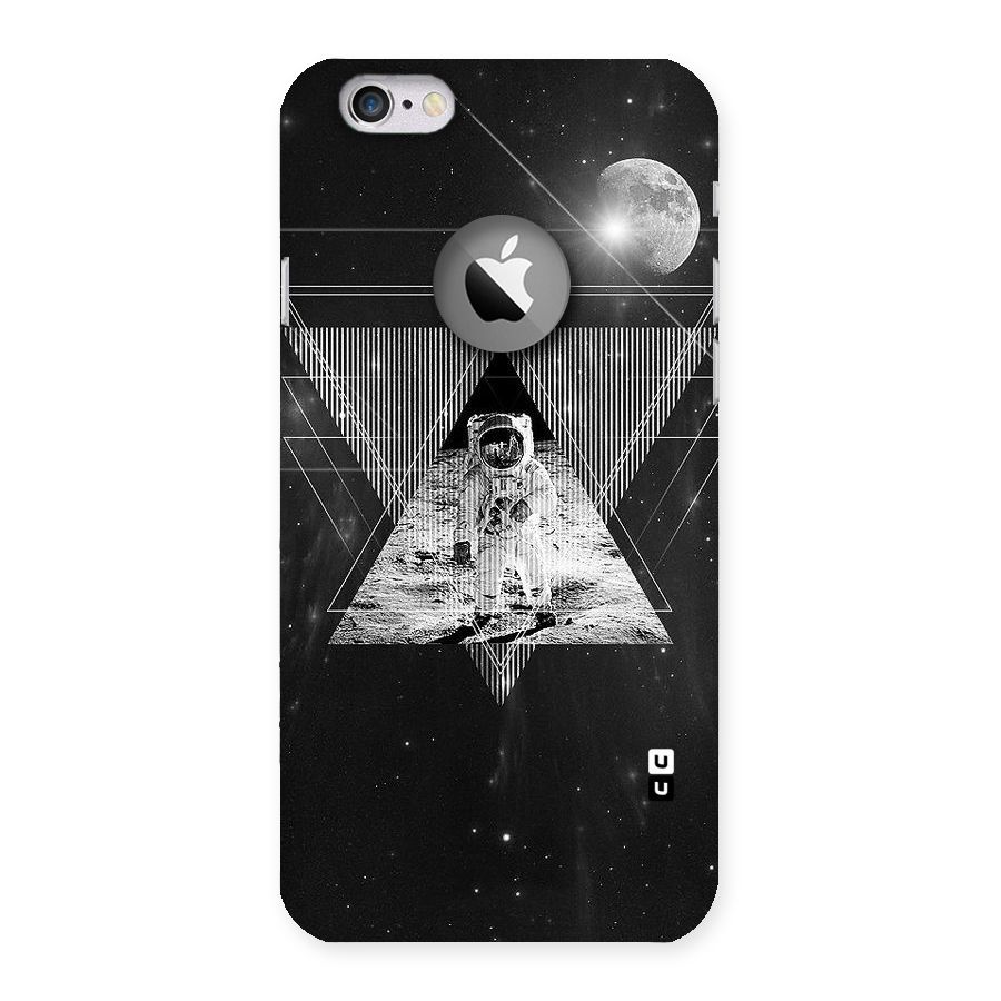 Space Triangle Abstract Back Case for iPhone 6 Logo Cut