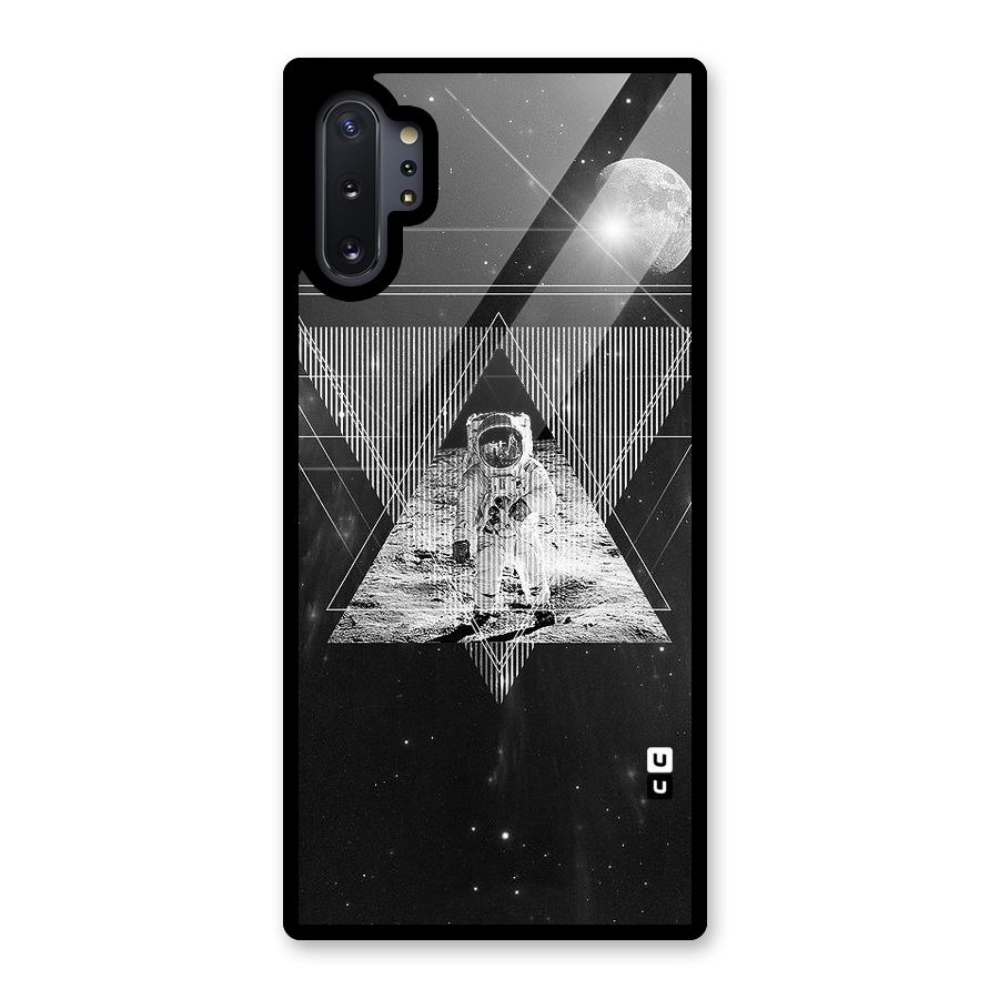 Space Triangle Abstract Glass Back Case for Galaxy Note 10 Plus