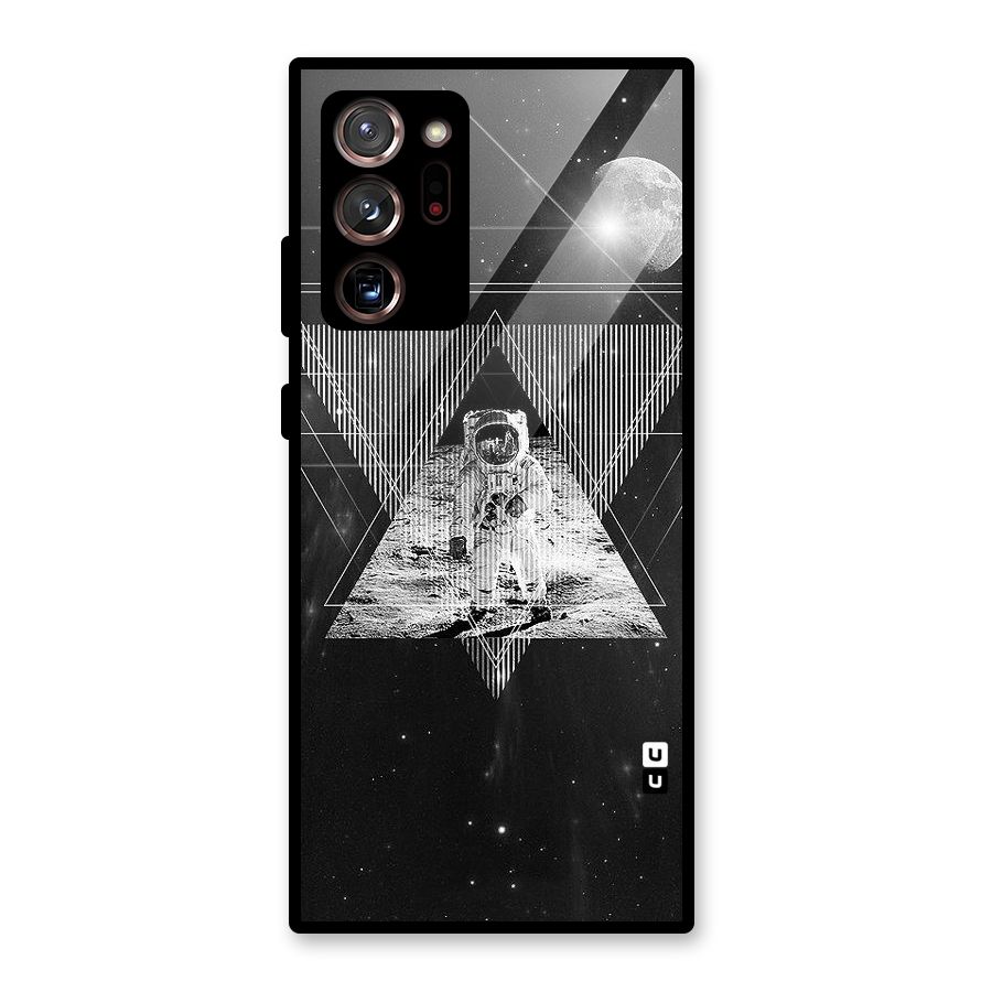 Space Triangle Abstract Glass Back Case for Galaxy Note 20 Ultra