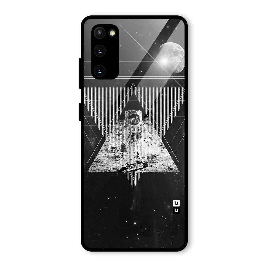 Space Triangle Abstract Glass Back Case for Galaxy S20 FE