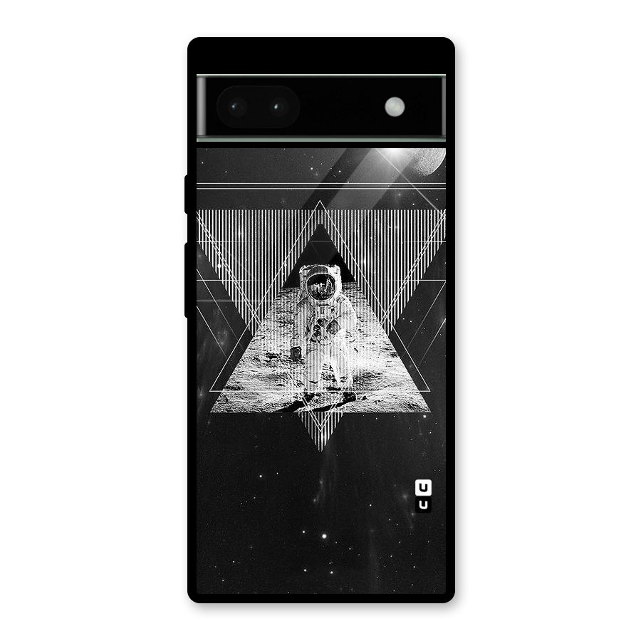 Space Triangle Abstract Glass Back Case for Google Pixel 6a