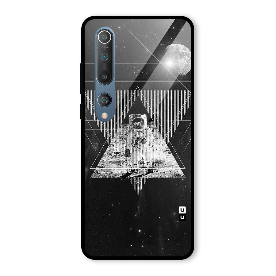 Space Triangle Abstract Glass Back Case for Mi 10