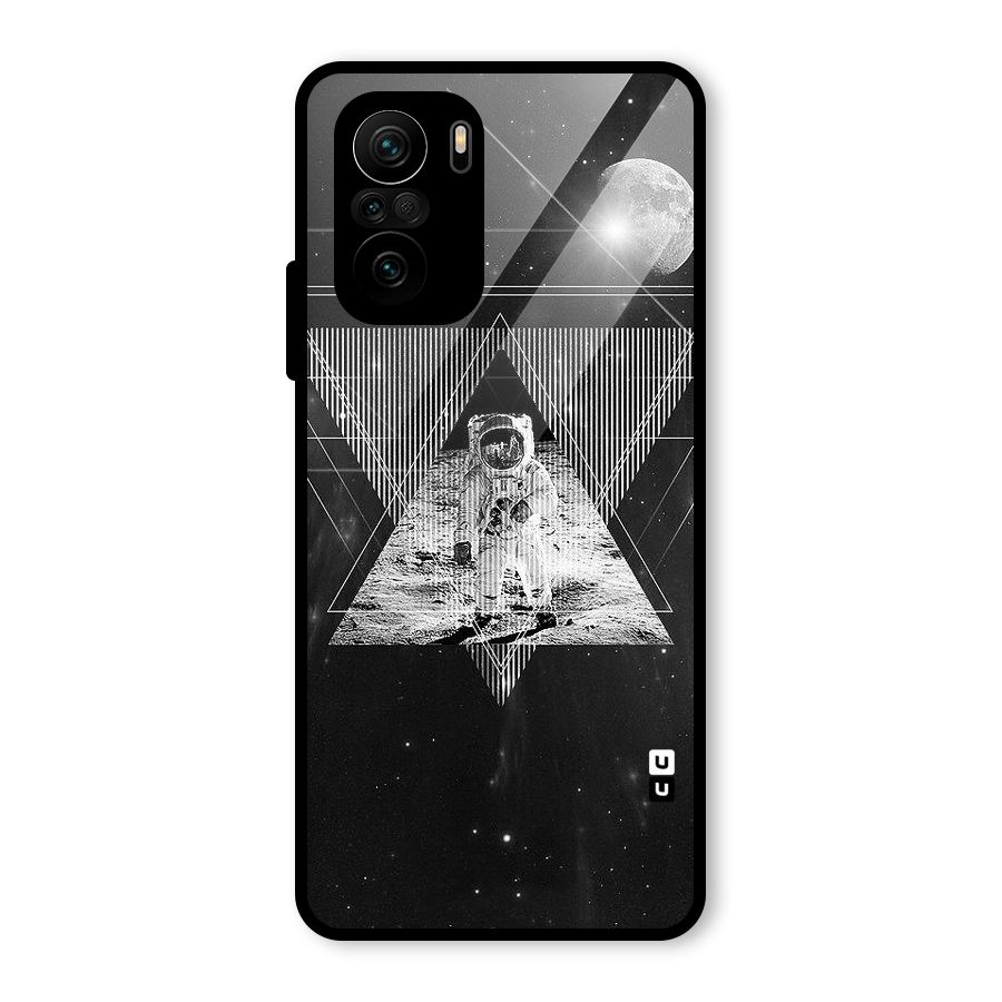 Space Triangle Abstract Glass Back Case for Mi 11X Pro