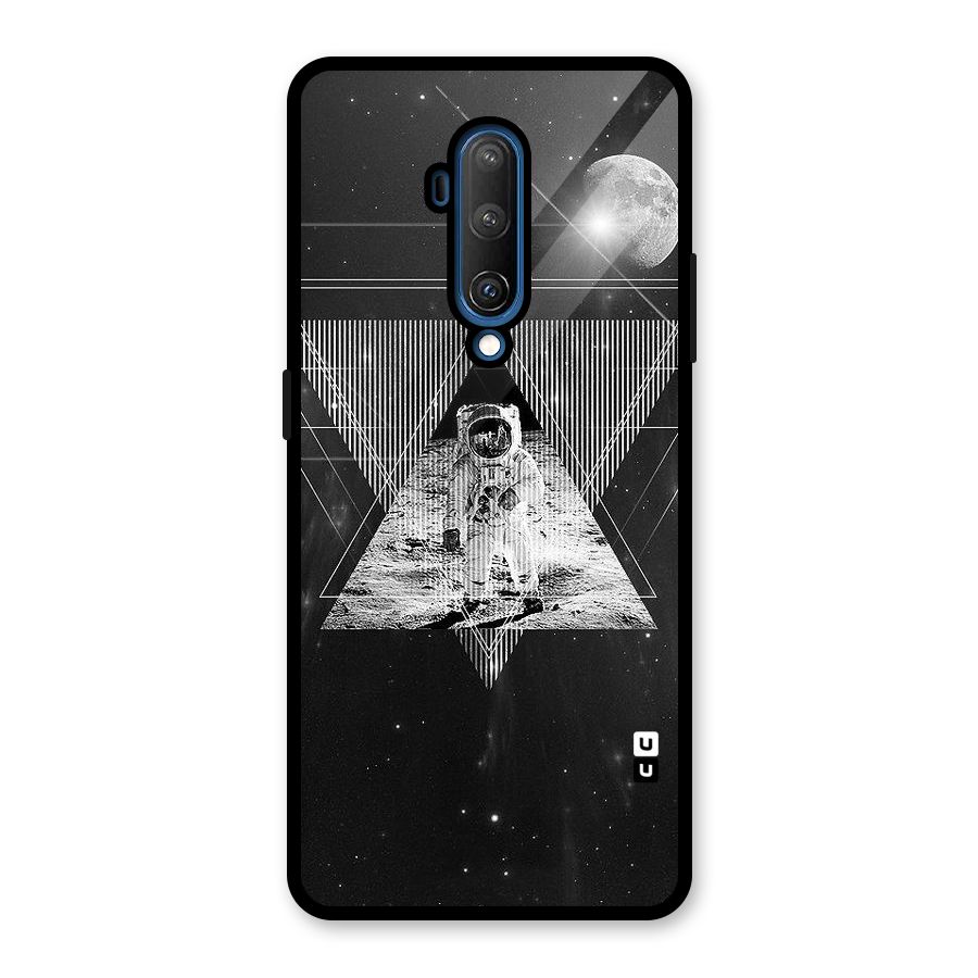Space Triangle Abstract Glass Back Case for OnePlus 7T Pro