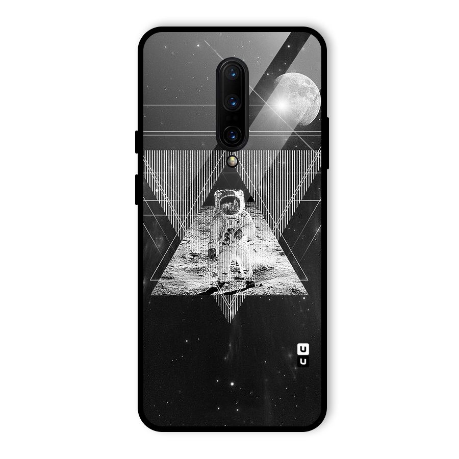 Space Triangle Abstract Glass Back Case for OnePlus 7 Pro
