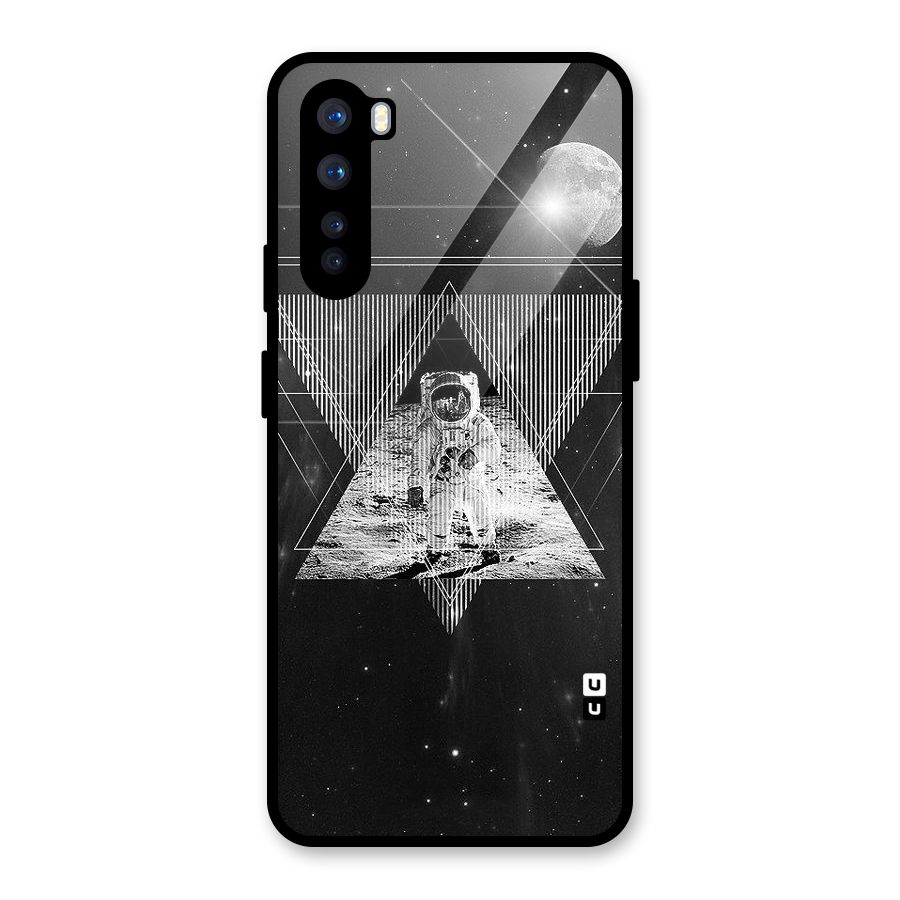 Space Triangle Abstract Glass Back Case for OnePlus Nord