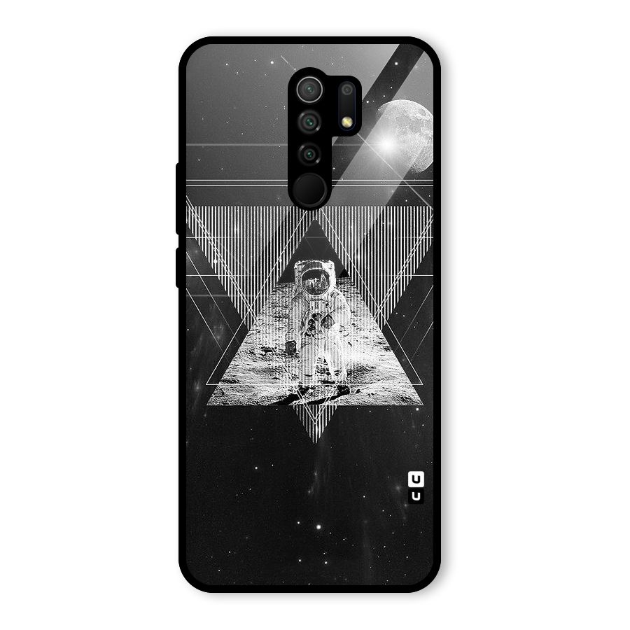 Space Triangle Abstract Glass Back Case for Poco M2