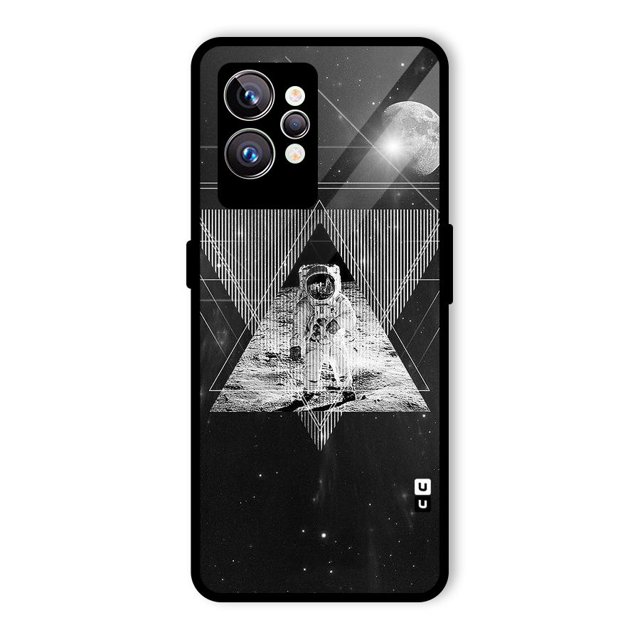 Space Triangle Abstract Glass Back Case for Realme GT2 Pro