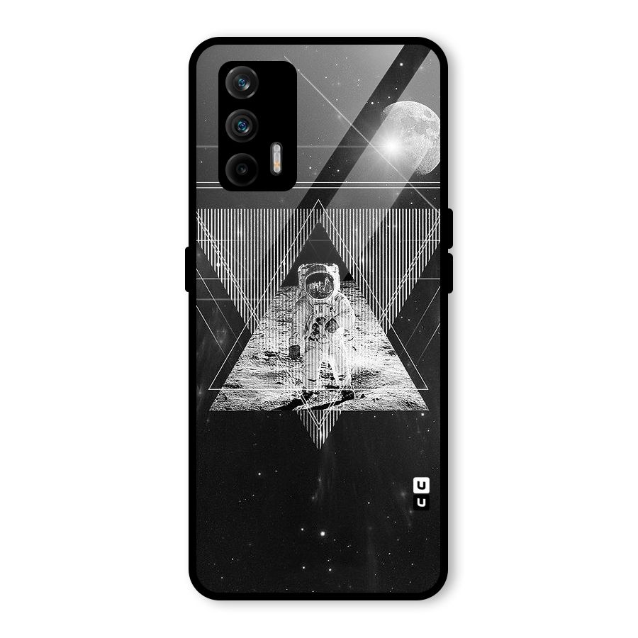 Space Triangle Abstract Glass Back Case for Realme GT 5G