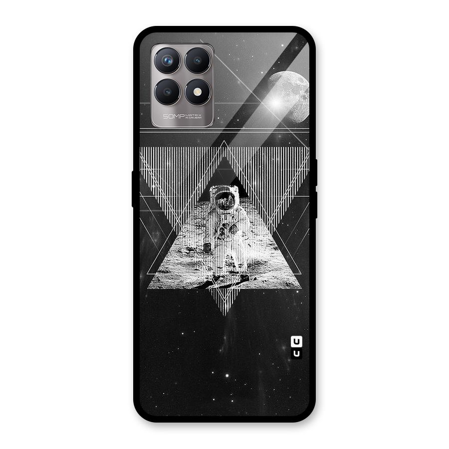 Space Triangle Abstract Glass Back Case for Realme Narzo 50
