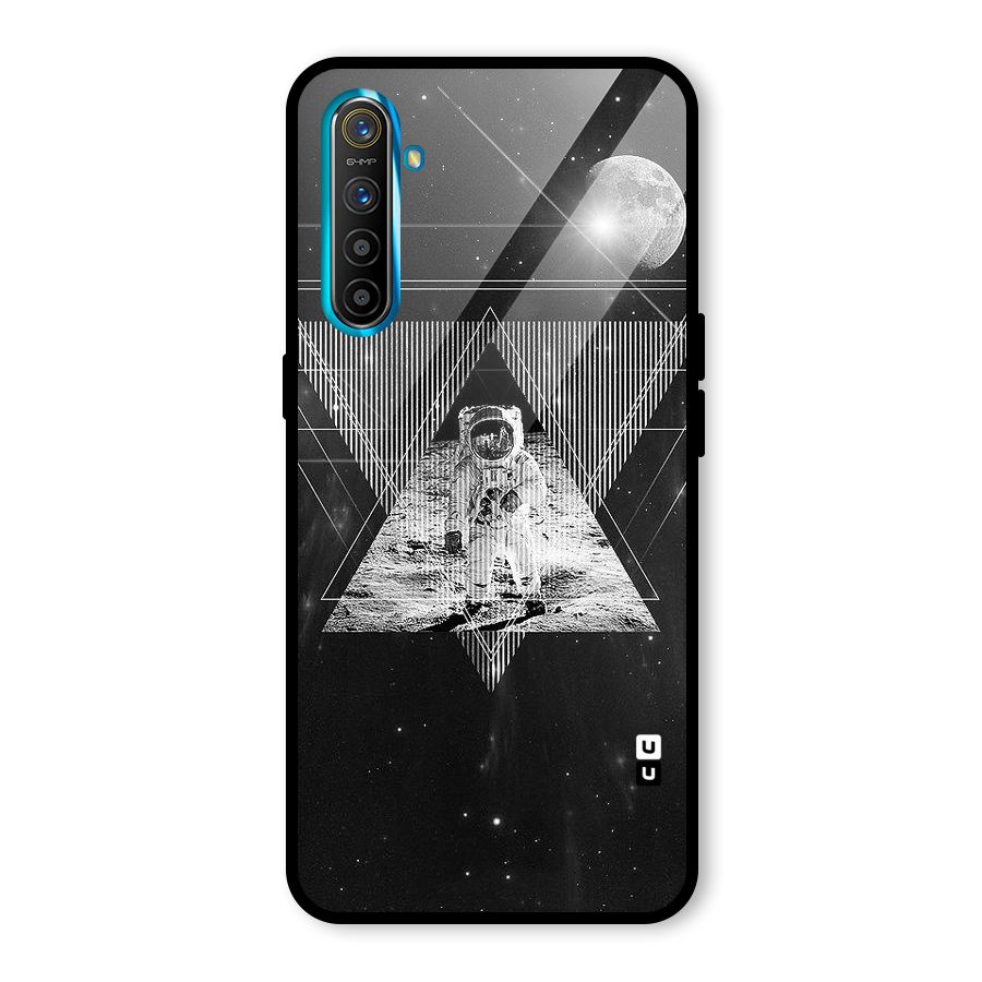 Space Triangle Abstract Glass Back Case for Realme X2