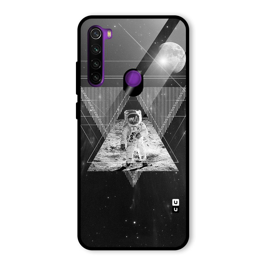 Space Triangle Abstract Glass Back Case for Redmi Note 8