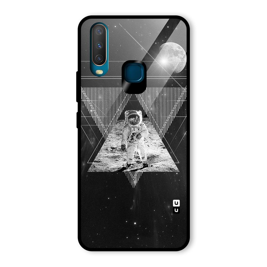 Space Triangle Abstract Glass Back Case for Vivo U10