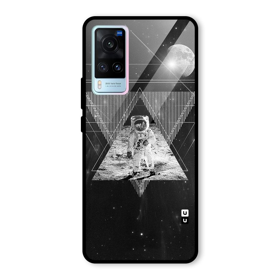 Space Triangle Abstract Glass Back Case for Vivo X60