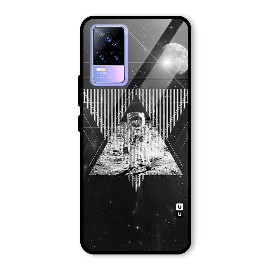 Space Triangle Abstract Glass Back Case for Vivo Y73