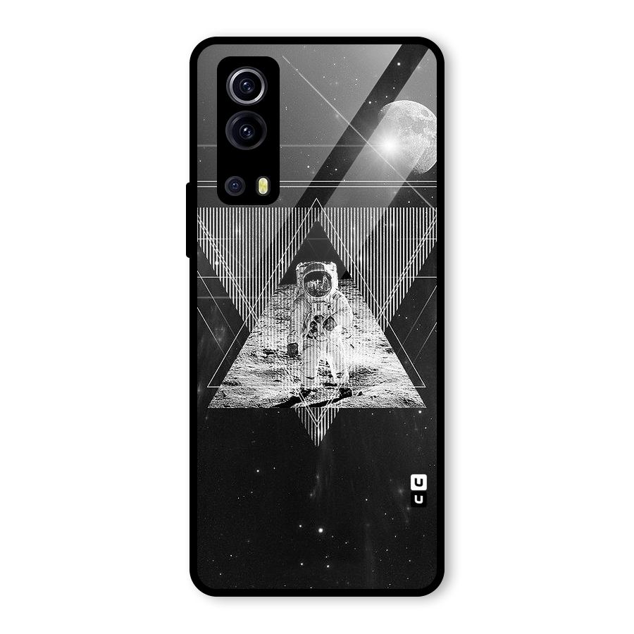 Space Triangle Abstract Glass Back Case for Vivo iQOO Z3