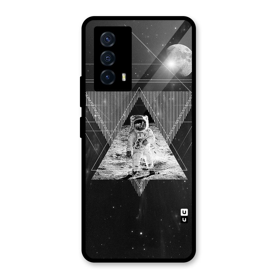 Space Triangle Abstract Glass Back Case for Vivo iQOO Z5