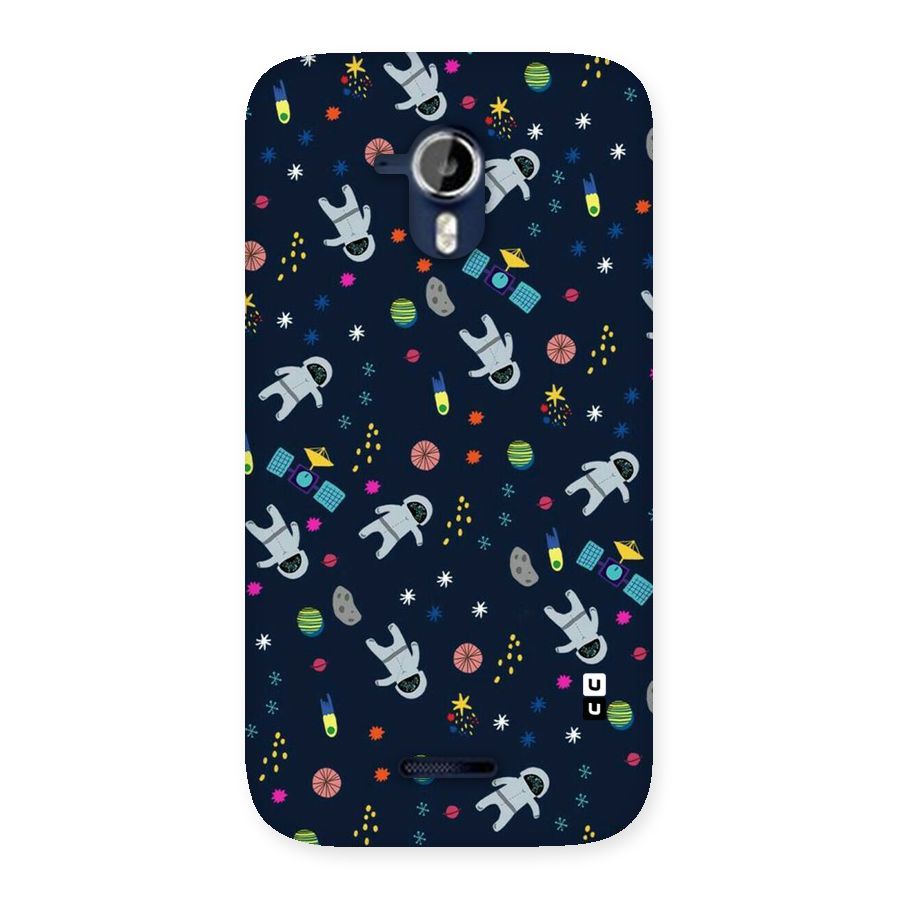 Spaceman Dance Back Case for Micromax Canvas Magnus A117