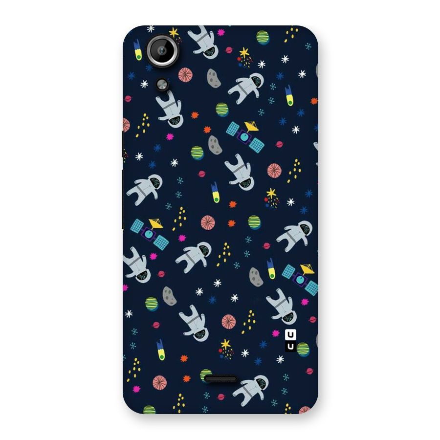 Spaceman Dance Back Case for Micromax Canvas Selfie Lens Q345