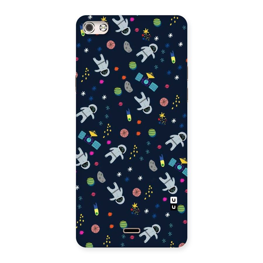 Spaceman Dance Back Case for Micromax Canvas Silver 5