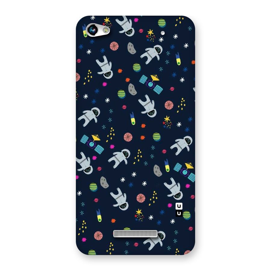 Spaceman Dance Back Case for Micromax Hue 2