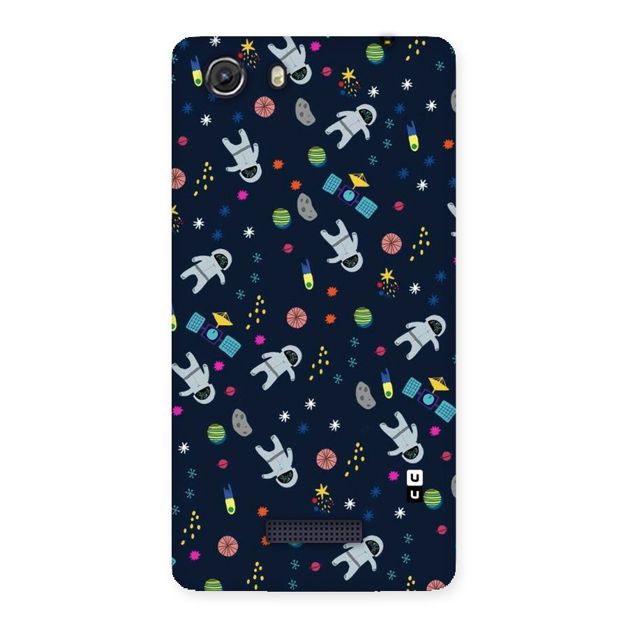 Spaceman Dance Back Case for Micromax Unite 3