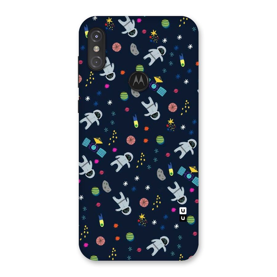 Spaceman Dance Back Case for Motorola One Power