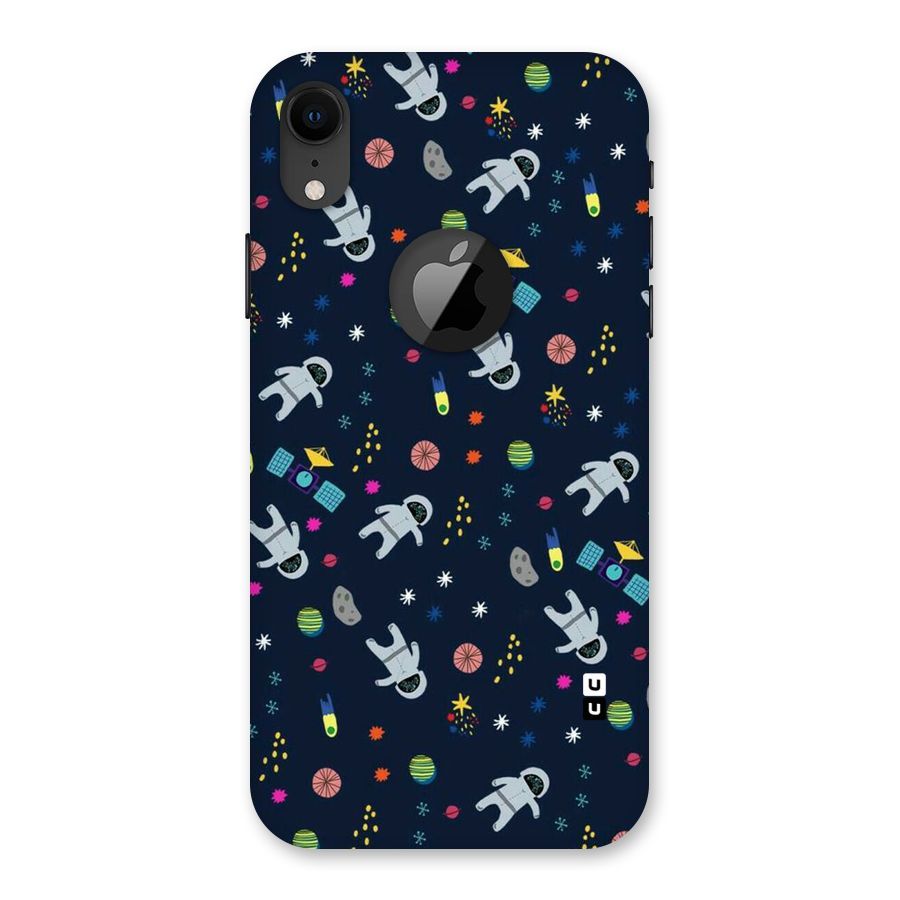 Spaceman Dance Back Case for iPhone XR Logo Cut