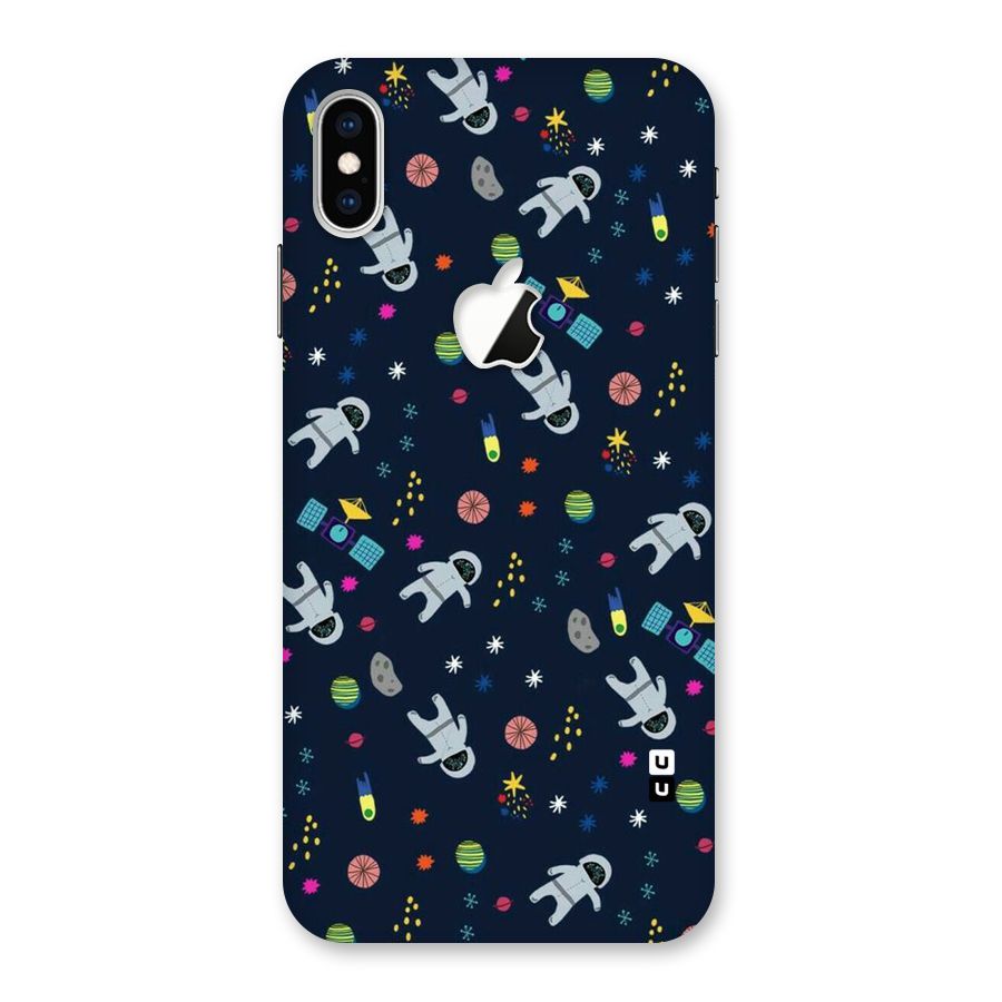 Spaceman Dance Back Case for iPhone XS Max Apple Cut