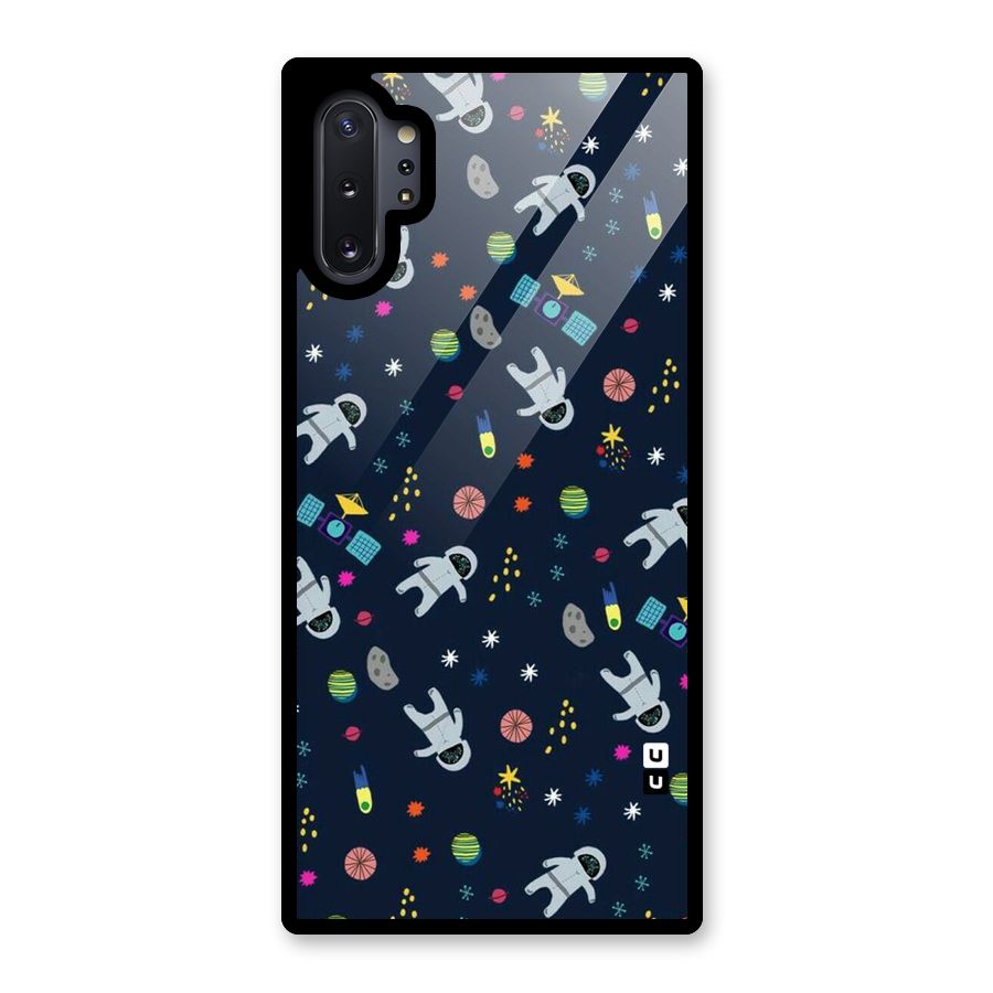Spaceman Dance Glass Back Case for Galaxy Note 10 Plus