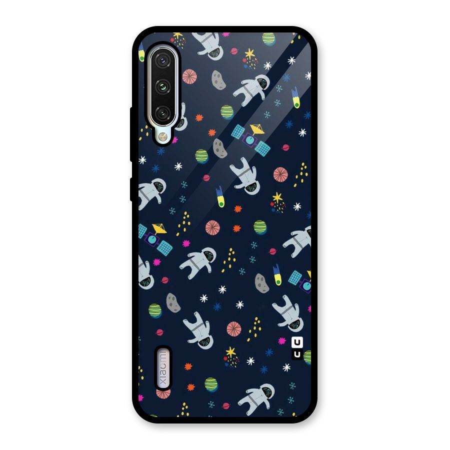 Spaceman Dance Glass Back Case for Mi A3
