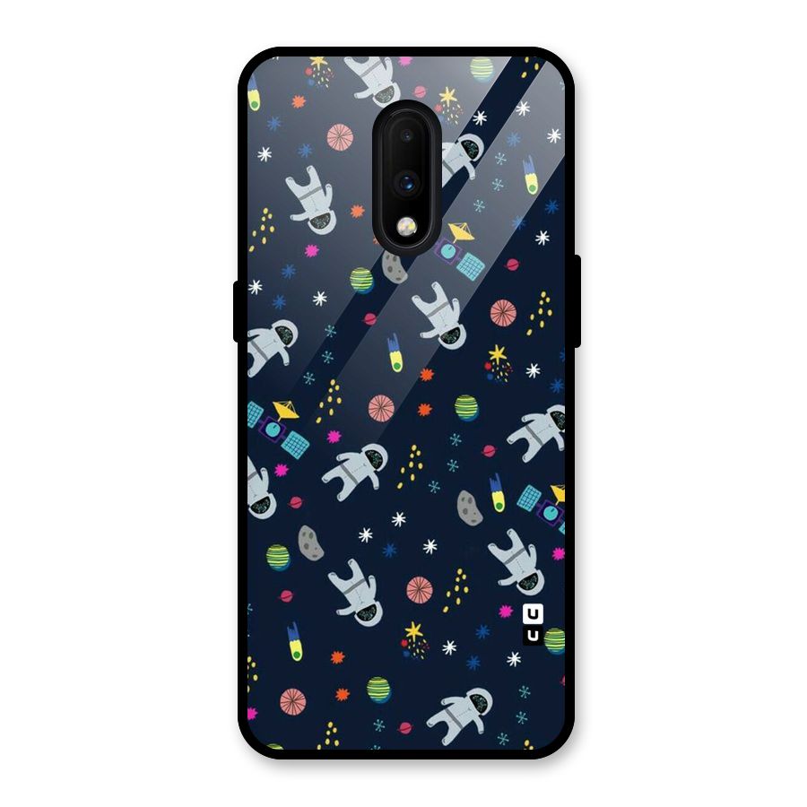 Spaceman Dance Glass Back Case for OnePlus 7