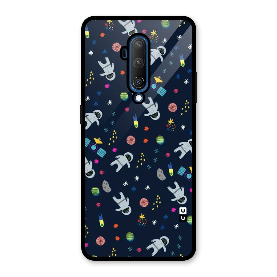 Spaceman Dance Glass Back Case for OnePlus 7T Pro