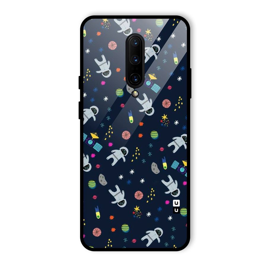 Spaceman Dance Glass Back Case for OnePlus 7 Pro