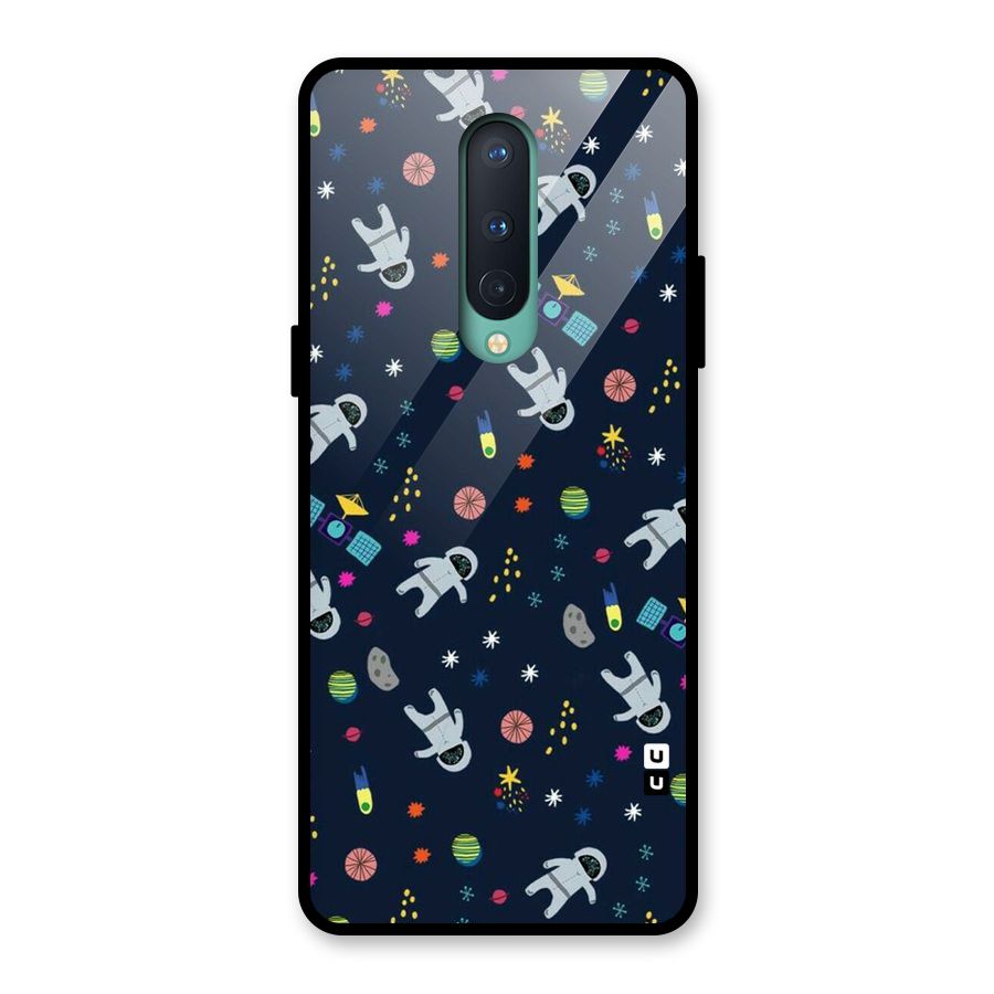 Spaceman Dance Glass Back Case for OnePlus 8