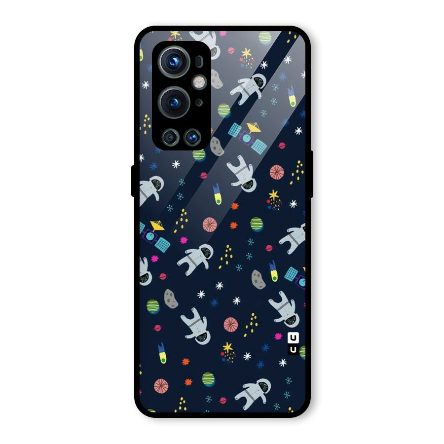 Spaceman Dance Glass Back Case for OnePlus 9 Pro