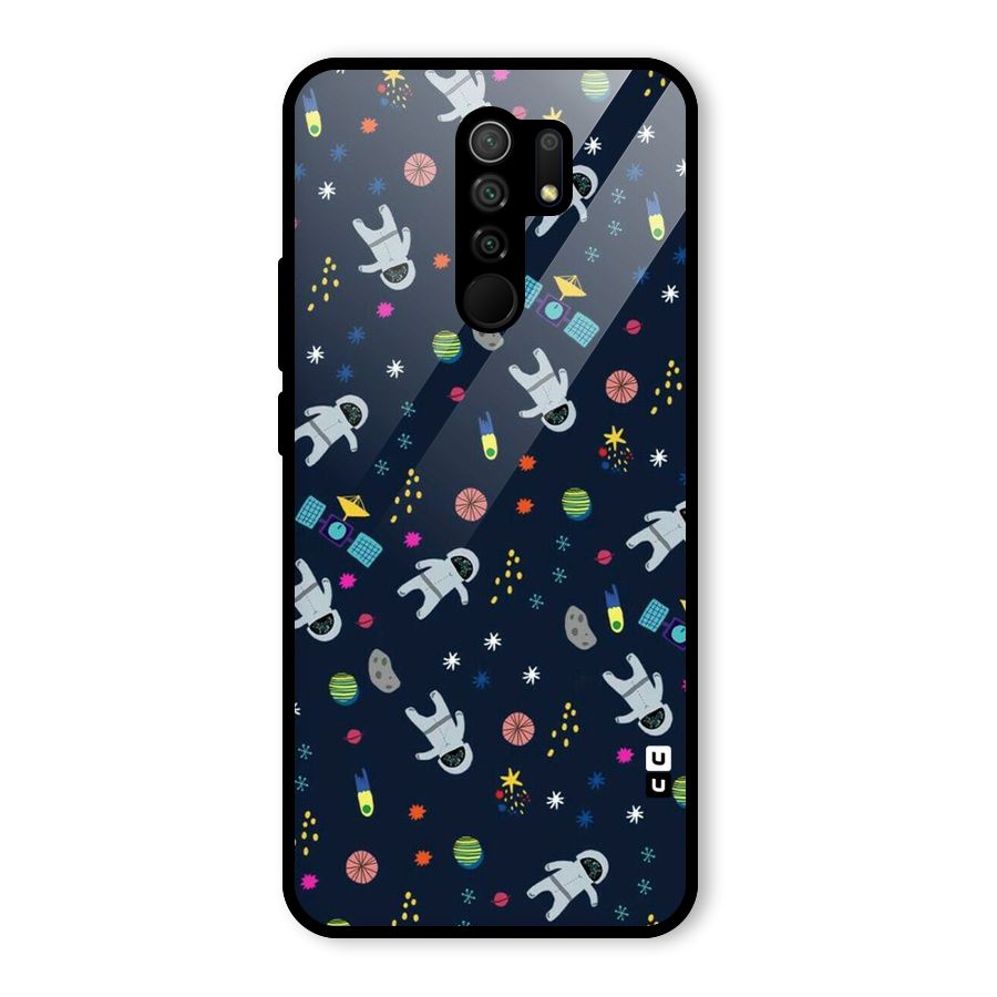 Spaceman Dance Glass Back Case for Poco M2