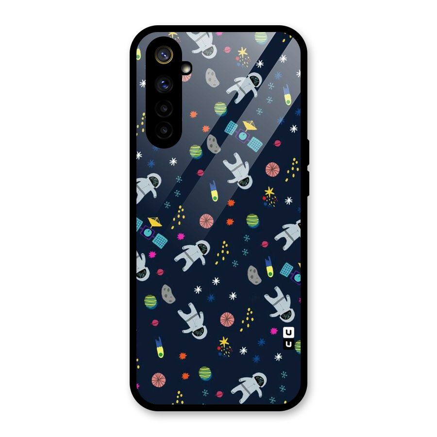 Spaceman Dance Glass Back Case for Realme 6i