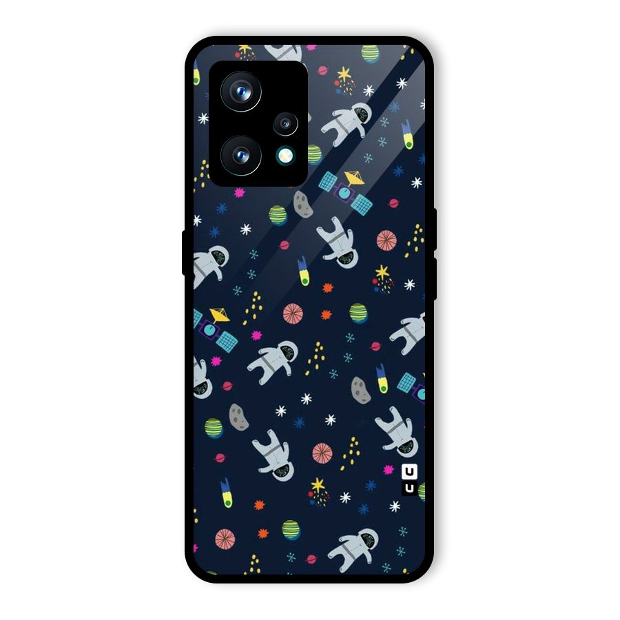 Spaceman Dance Glass Back Case for Realme 9 Pro Plus 5G