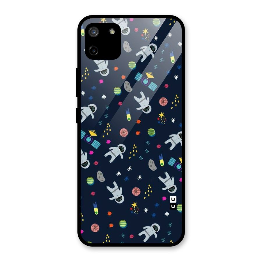 Spaceman Dance Glass Back Case for Realme C11
