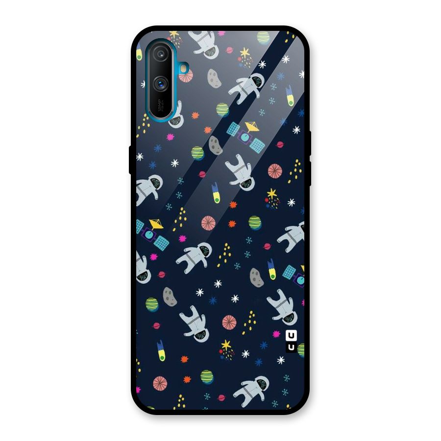 Spaceman Dance Glass Back Case for Realme C3