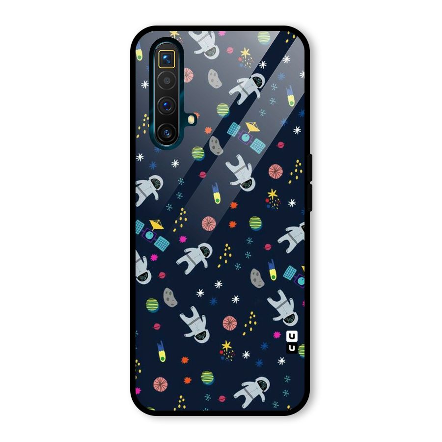 Spaceman Dance Glass Back Case for Realme X3 SuperZoom