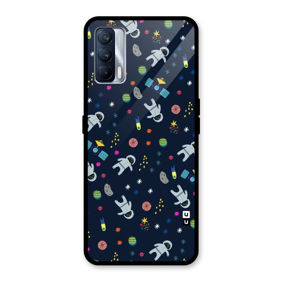 Spaceman Dance Glass Back Case for Realme X7