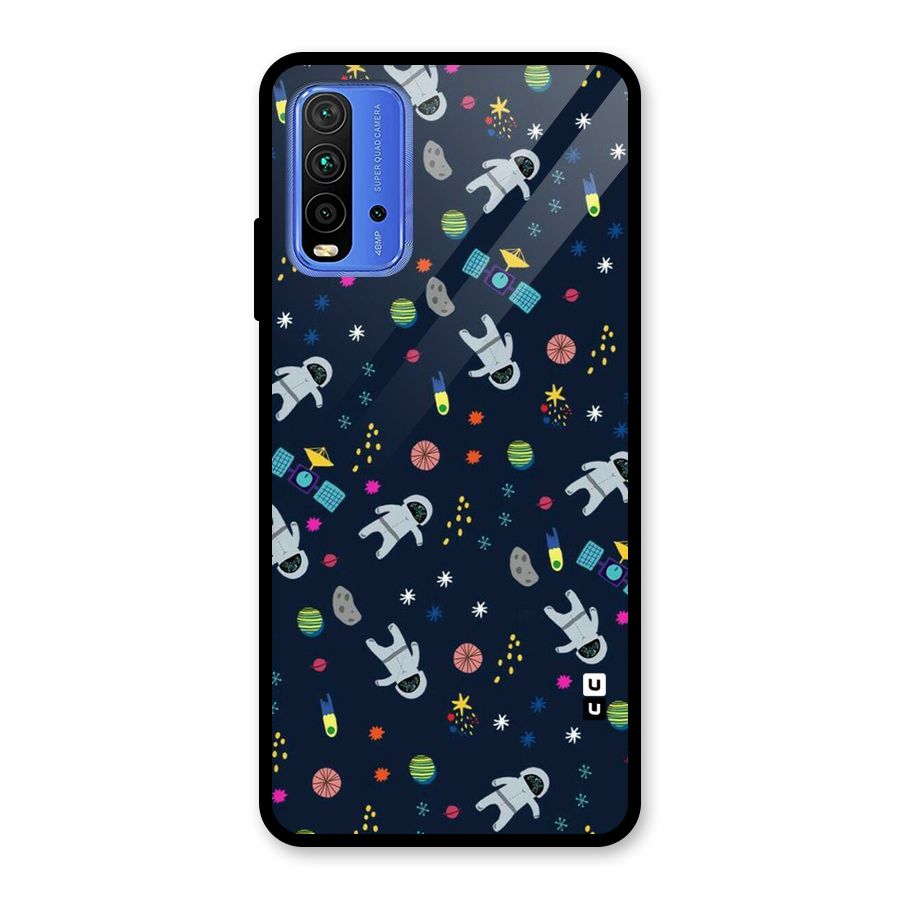 Spaceman Dance Glass Back Case for Redmi 9 Power