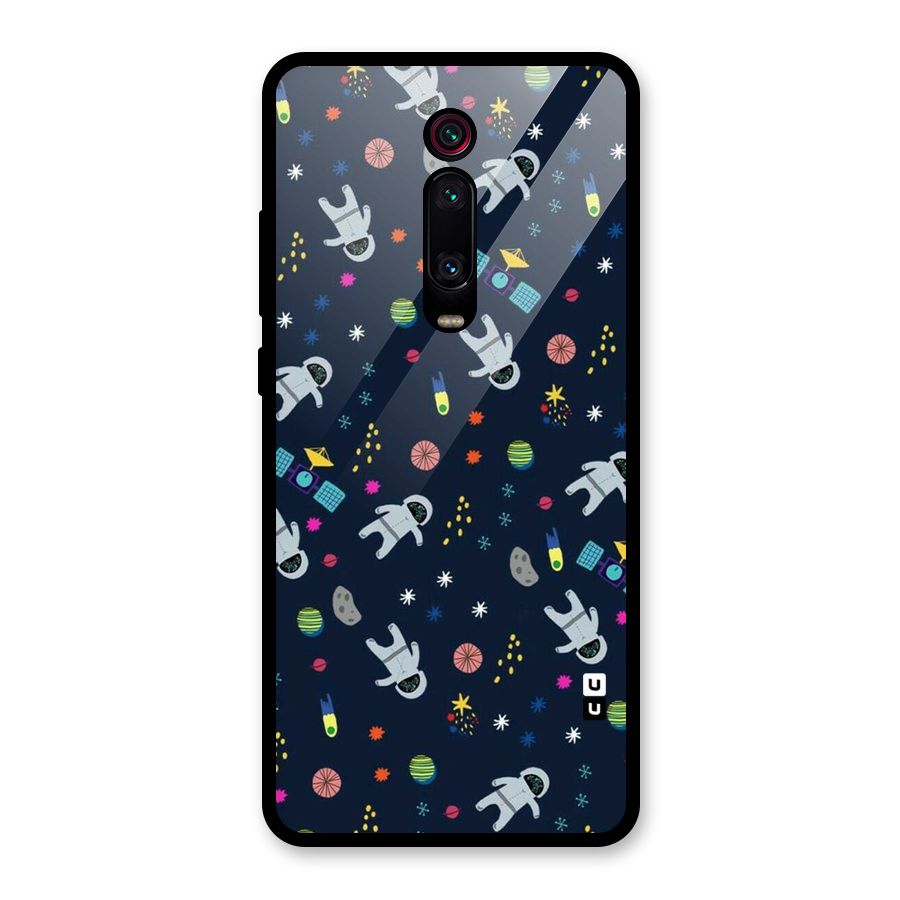 Spaceman Dance Glass Back Case for Redmi K20