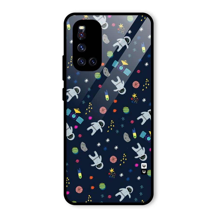 Spaceman Dance Glass Back Case for Vivo V19