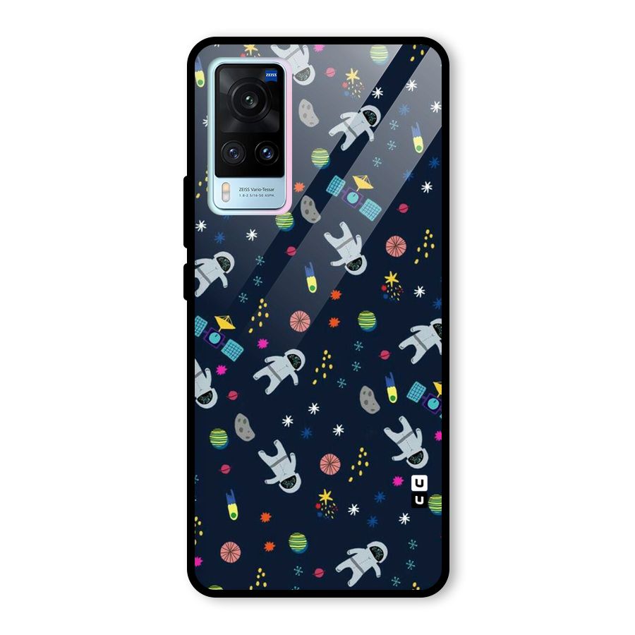 Spaceman Dance Glass Back Case for Vivo X60