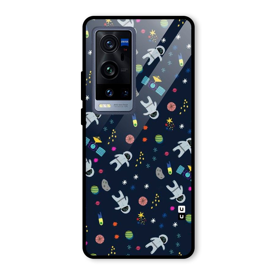 Spaceman Dance Glass Back Case for Vivo X60 Pro Plus