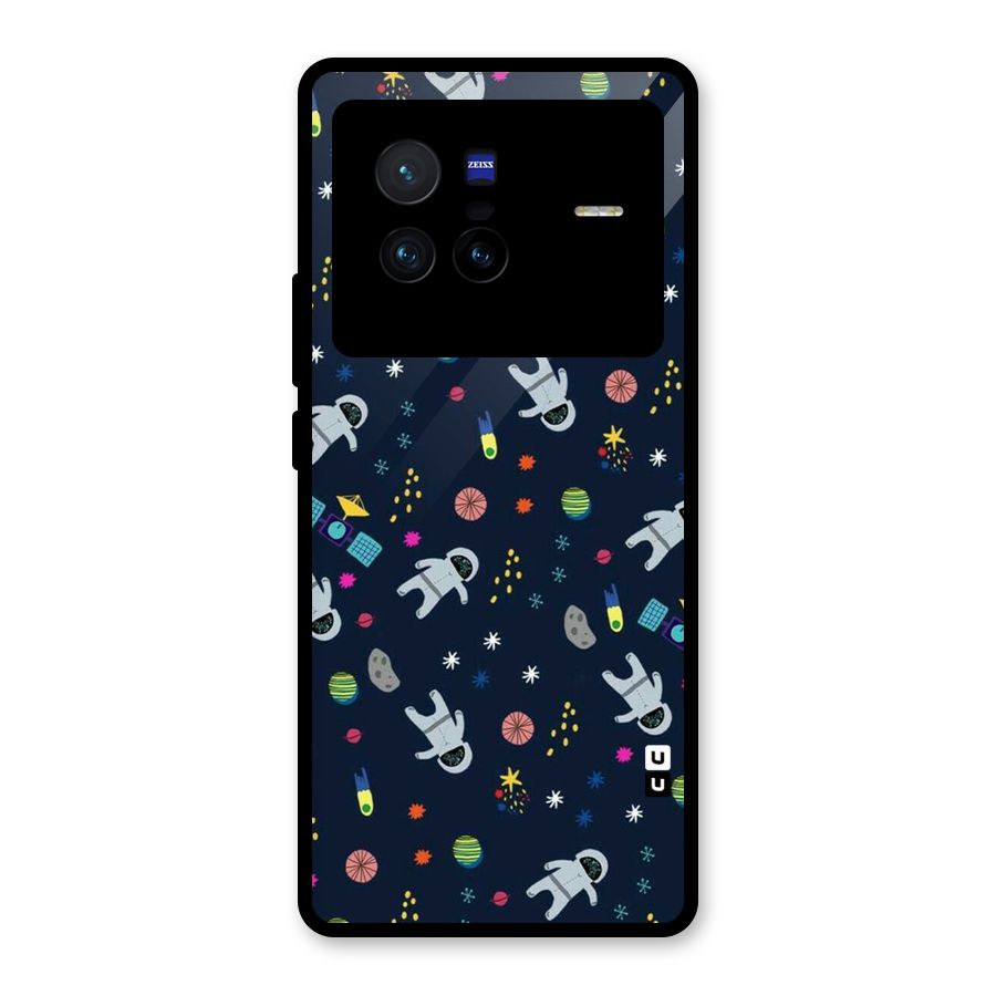 Spaceman Dance Glass Back Case for Vivo X80